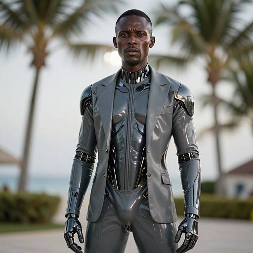 Senegalese Cybernetic Suit Photoshoot