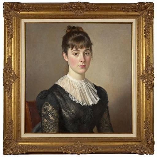 Portrait of Martha Walter in Lace