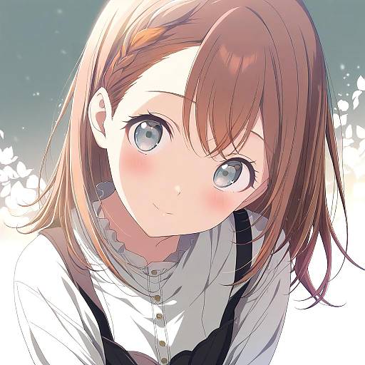 Illustration of Hanasato minori, project sekai in the style of Koku