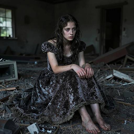 Abandoned Princess in Dark Synth