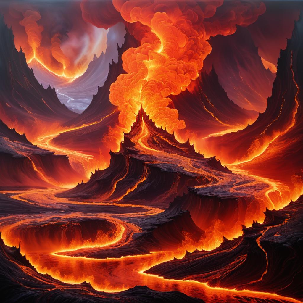 Majestic Fire Elemental in Volcanic Dance