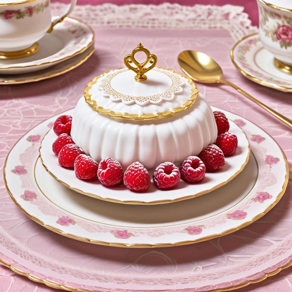 Cozy Tea Room: Elegant Raspberry Tart