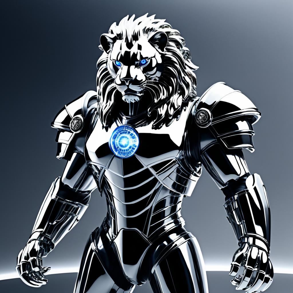 Cyborg T1000: The Shiny Metal Lion