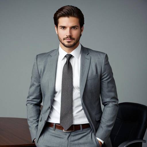 Dapper Male Business Meeting Outfit