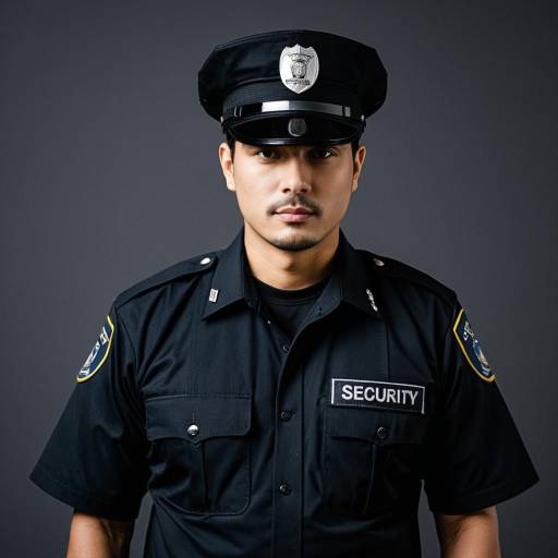Minimalistic Security Guard Cosplay Design