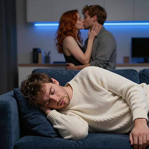 Intimate Moments in a Modern Space