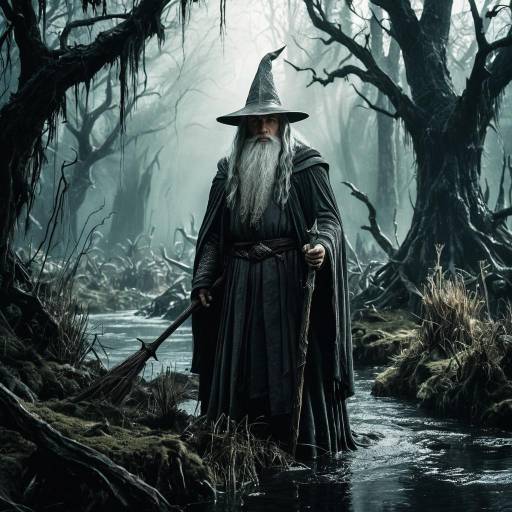 Mystic Witch King in Swamp