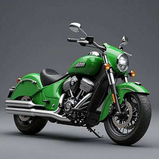2022 Indian Chief Bobber 3D Render