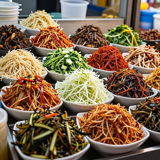 Korean Salad Varieties in Bazaars