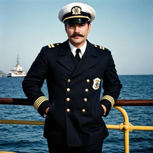 Vintage Harbor Patrol Captain Cosplay Costume