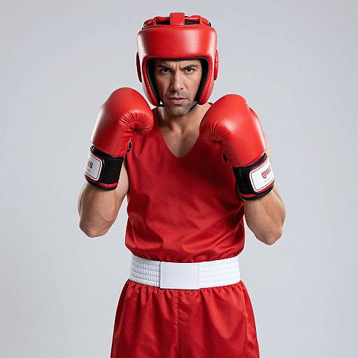 Man in Adult Boxer Costume