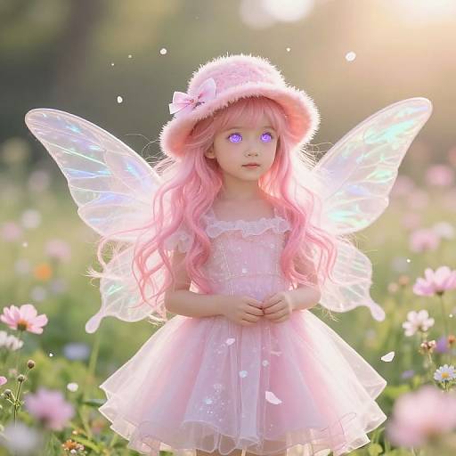 Ethereal Fairy in Enchanted Meadow