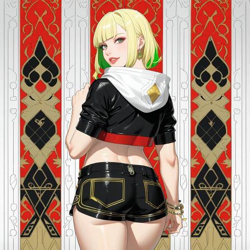 Blonde Girl in Stylish Fire Emblem Outfit