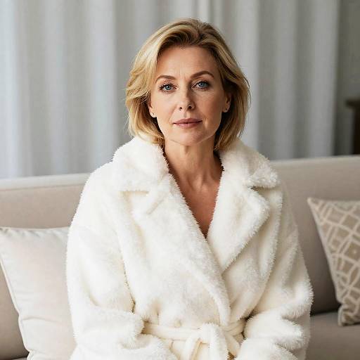 Cozy Home Portrait of a Woman