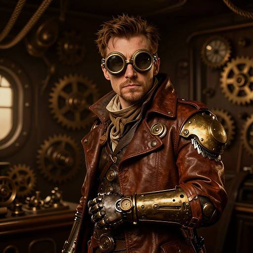 Steampunk Adventurer Portrait Generator