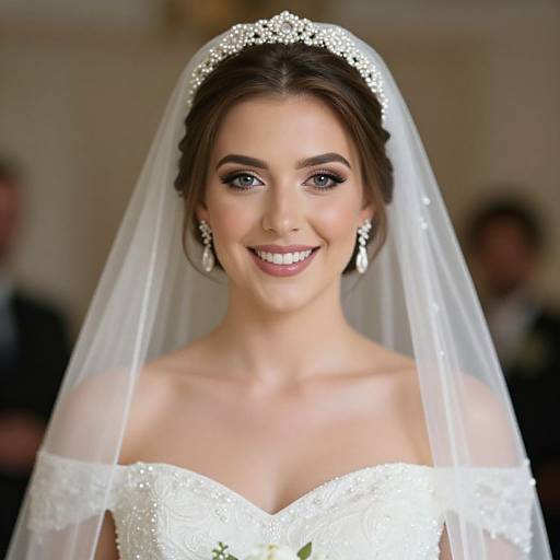 Jewish Bride in Wedding Dress