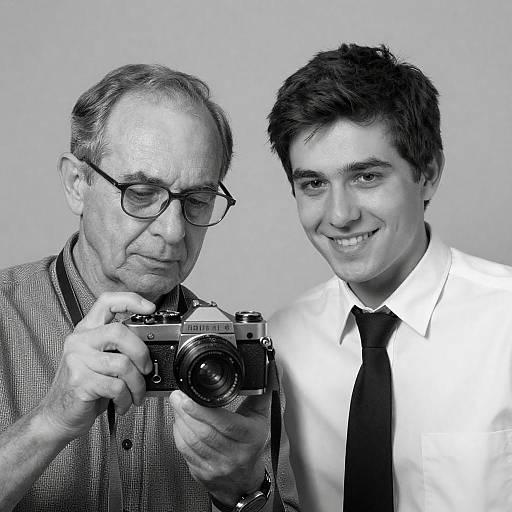 Candid Moment: Generations Behind the Lens