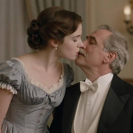 Romantic Victorian Portrait of Couple