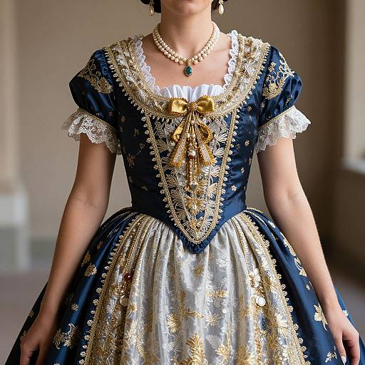 Modern National Costume Close-Up