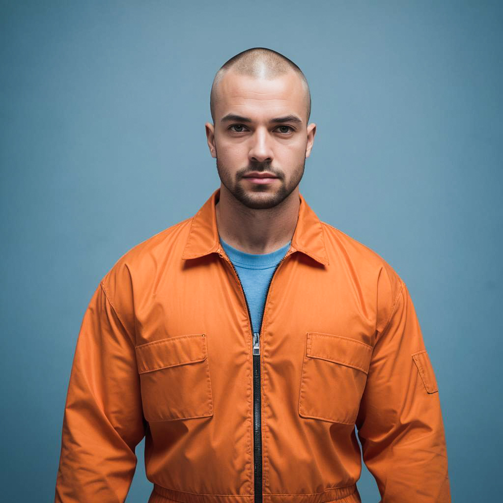 Gritty Photo Shoot of an Inmate