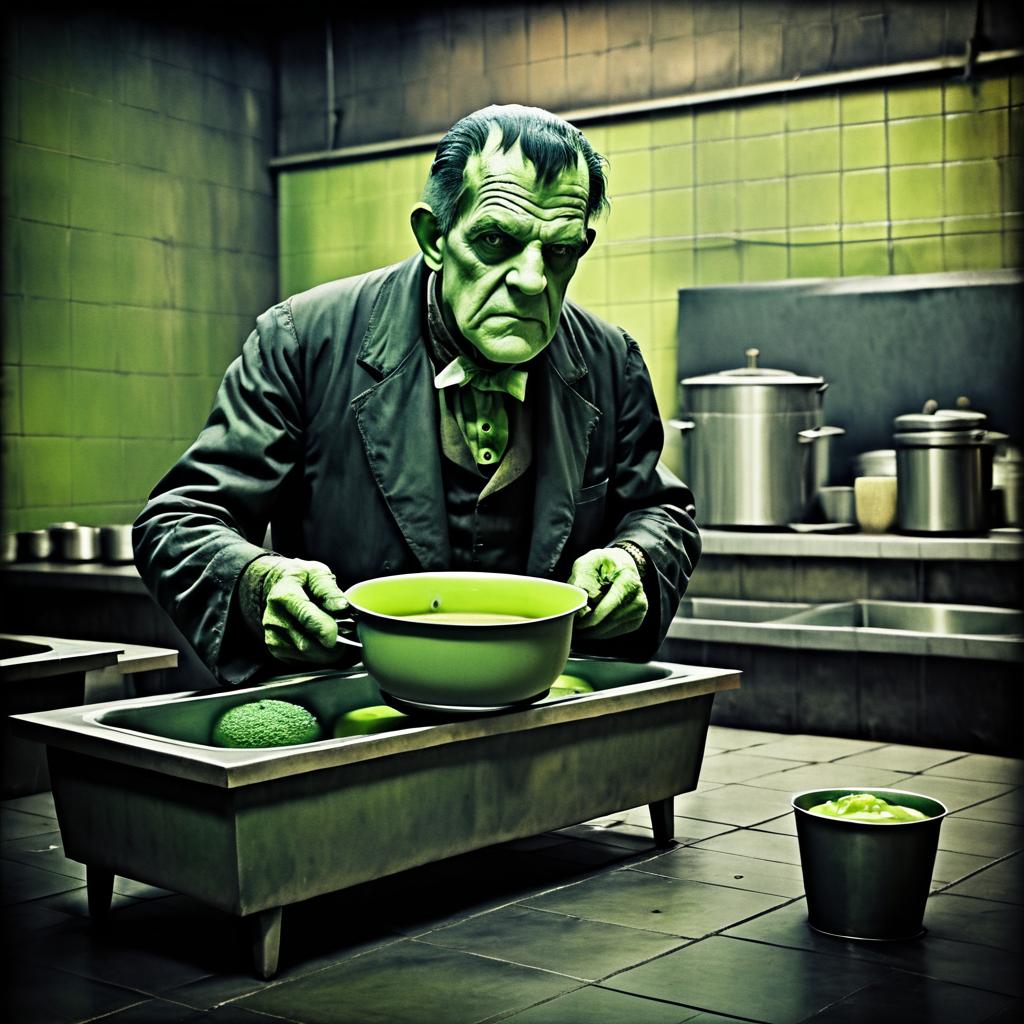 Demented Frankenstein's Soup Kitchen Queues