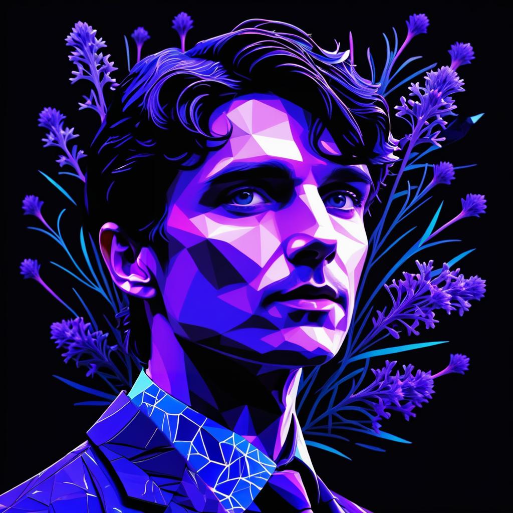 Cillian Murphy as Tesla Among Lavender