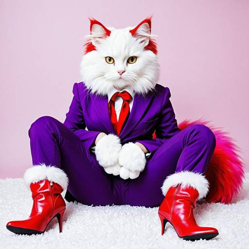 Blaze The Cat Cosplay in Elegant Purple Suit