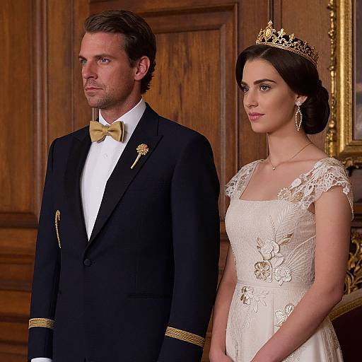 Regal Elegance in Formal Attire