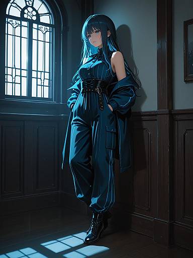 Cinematic Fashion Portrait of Anime Woman