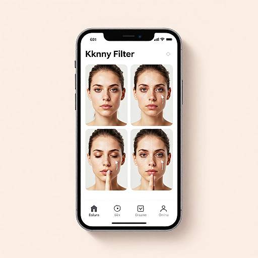 Sleek Skinny Filter App Interface