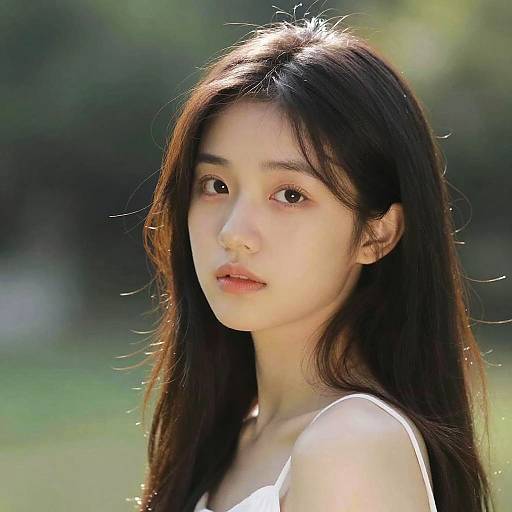 Photorealistic Outdoor Portrait of Girl