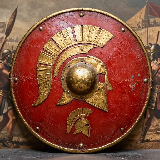 Ancient Greek Spartan Shield Designs
