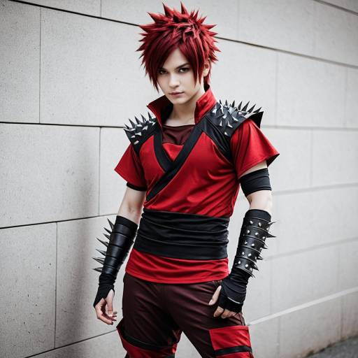 Vibrant Gaara Cosplay Costume Inspiration
