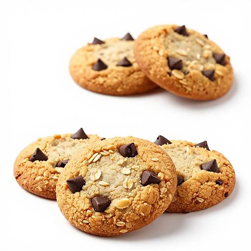 Golden-Brown Oatmeal Chocolate Chip Cookies