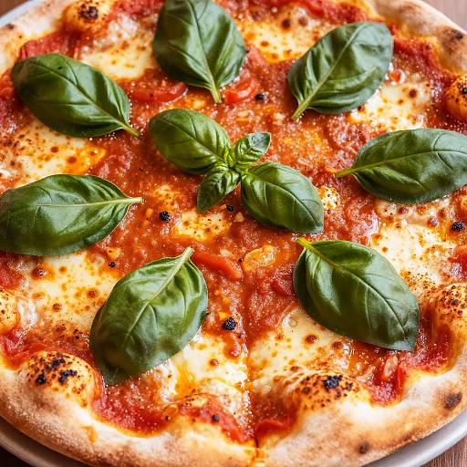 Close-Up Freshly Baked Pizza