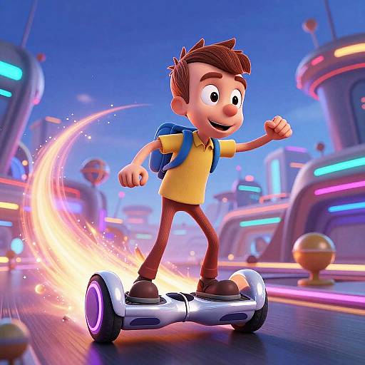 Jimmy Neutron Hoverboard Adventure