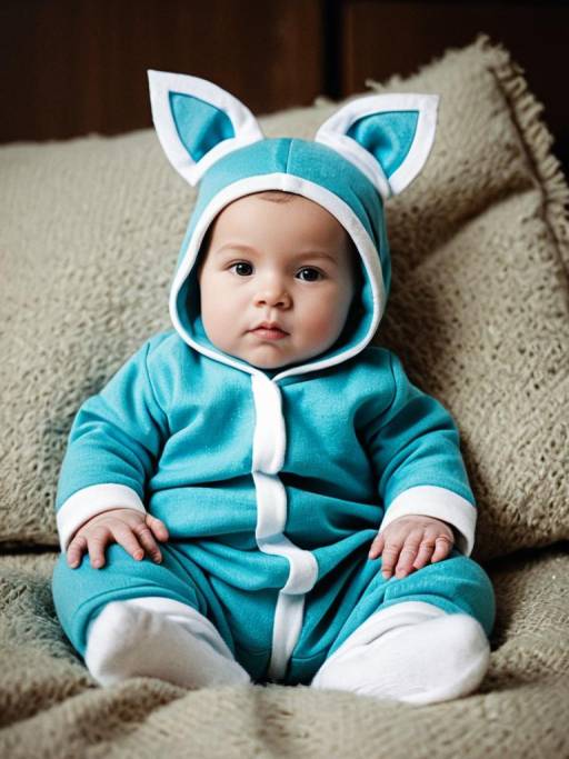 Adorable Newborn in Cosplay Costume