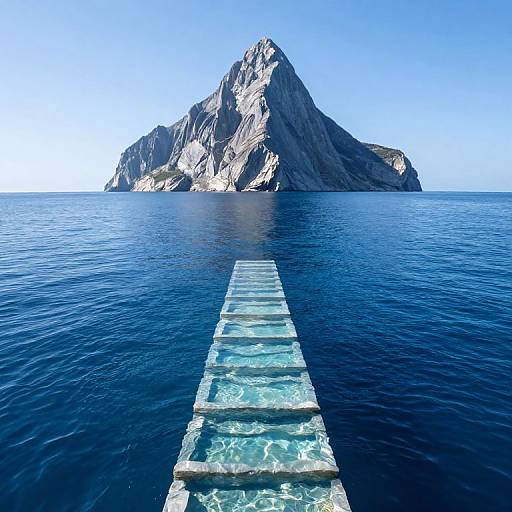 Ethereal Liquid Stairways from Ocean