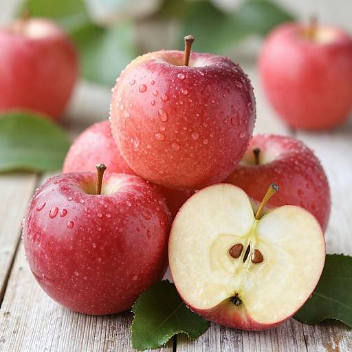 Mountain Rose Apple Orchard Scene