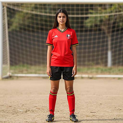 Stylish Soccer Outfit Photo Shoot