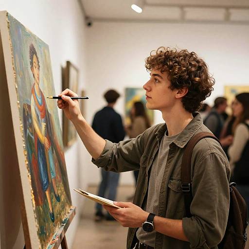 Young Artist Unveils Masterpiece