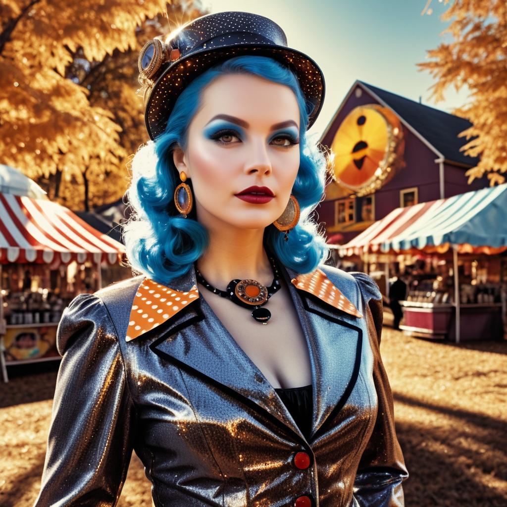 Autumn Pop Art Makeup Photography