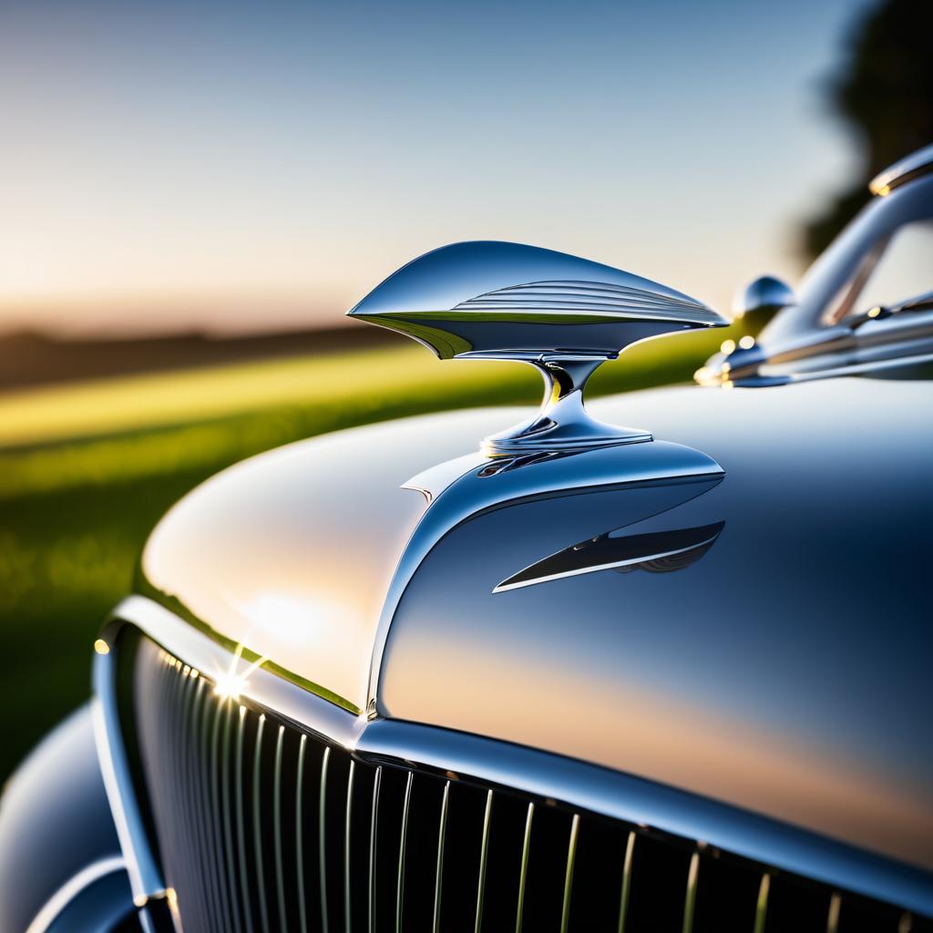 Stunning Classic Car Hood Ornament Capture