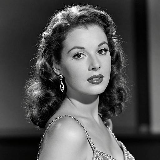 Timeless 1940s Hollywood Glamour Portrait