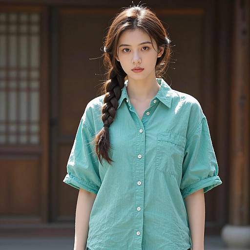 Photorealistic Portrait of Young Woman