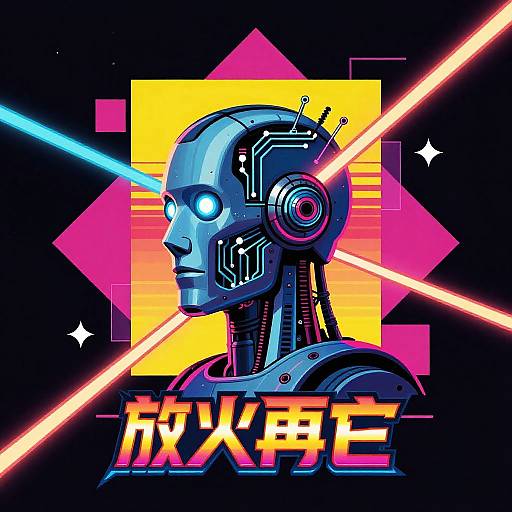 Retro-Futuristic AI Movie Poster