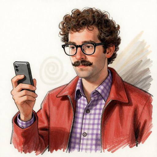 Vintage Portrait of a Stylish Man