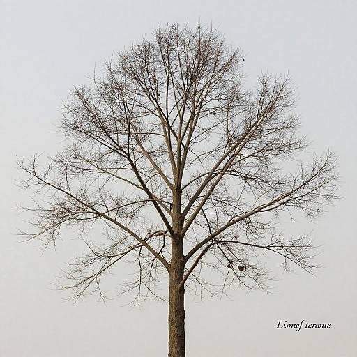 Minimalist Bare Tree Illustration