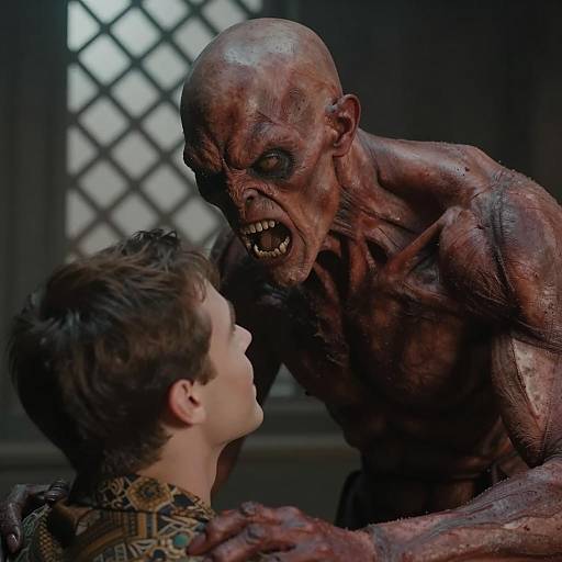 Sinister Encounter with a Monstrous Creature