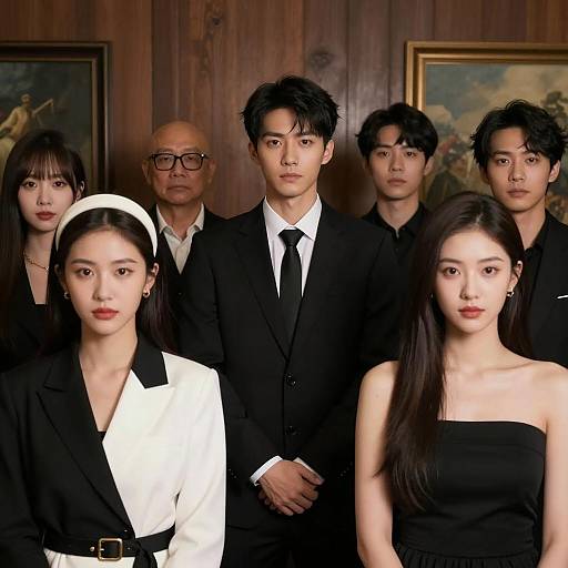 Gathering in a Dimly Lit Room